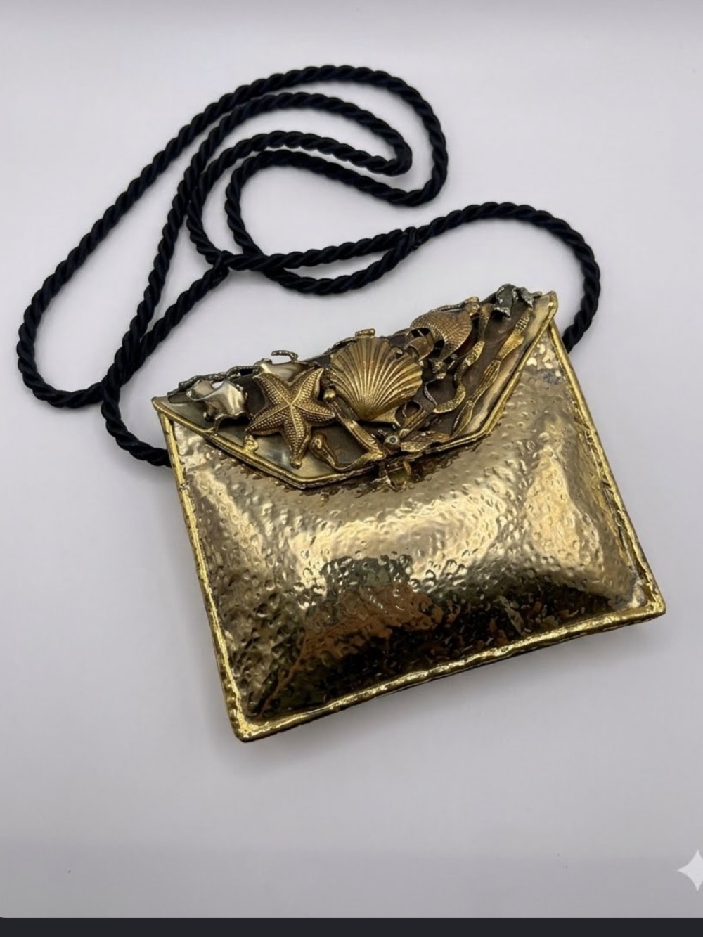 vintage lunacy Mixed Metal Sea Life Themed Minaudiere' Evening Bag mermaid core